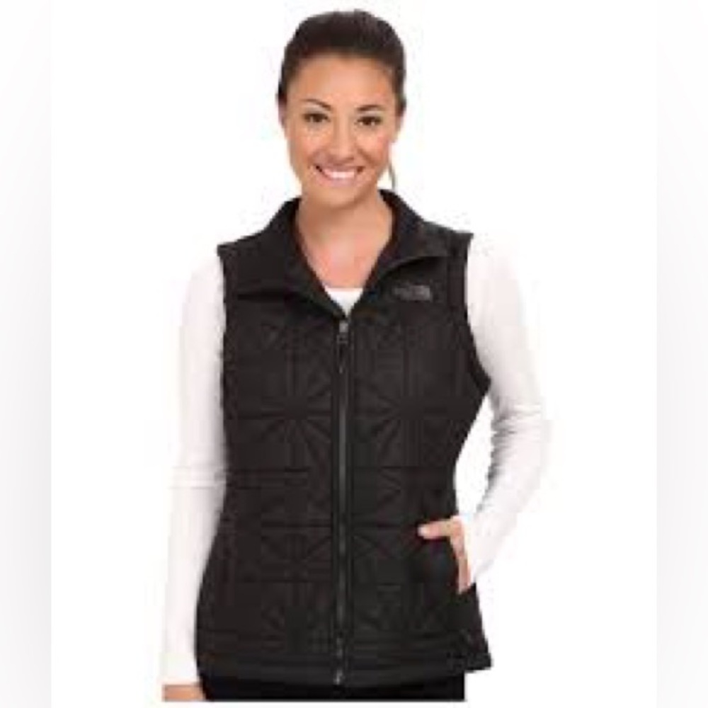 The North Face black Tamburello quilted vest